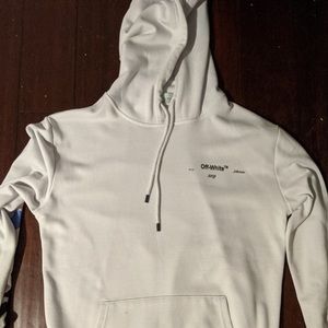 OFF-WHITE Oil Painting Hoodie (WHITE)